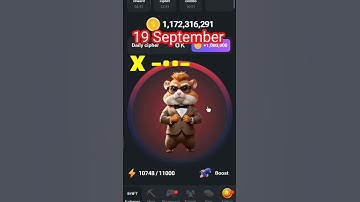 Hamster Kombat Daily Cipher Code । Today Cipher Code 19 September #hamsterkombat #hamsterkombatcombo