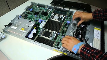 IBM System x3550 M4 removing the system board