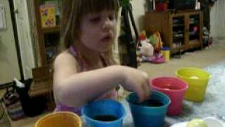 Liz - Easter Egg coloring - 2009