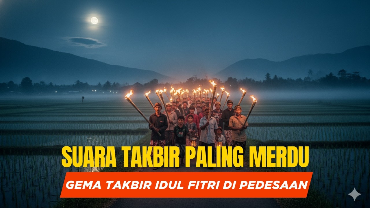SUARA TAKBIRAN IDUL FITRI 2026 JERNIH DAN ENAK DI DENGAR