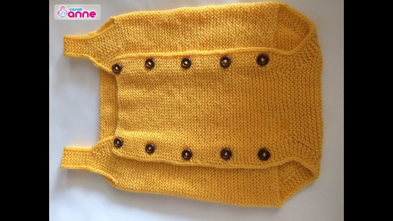 6 aylık bebek tulum zıbın yapımı Canım Anne YouTube