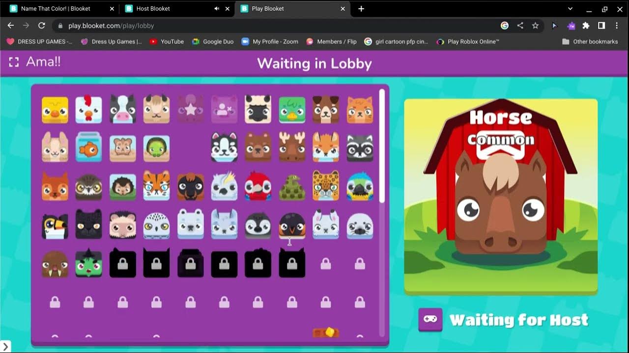 Playing blooket youtube