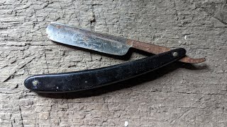 Old Straight Razor  Restoration