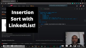 Leetcode 147 | Insertion Sort Linked List | Java