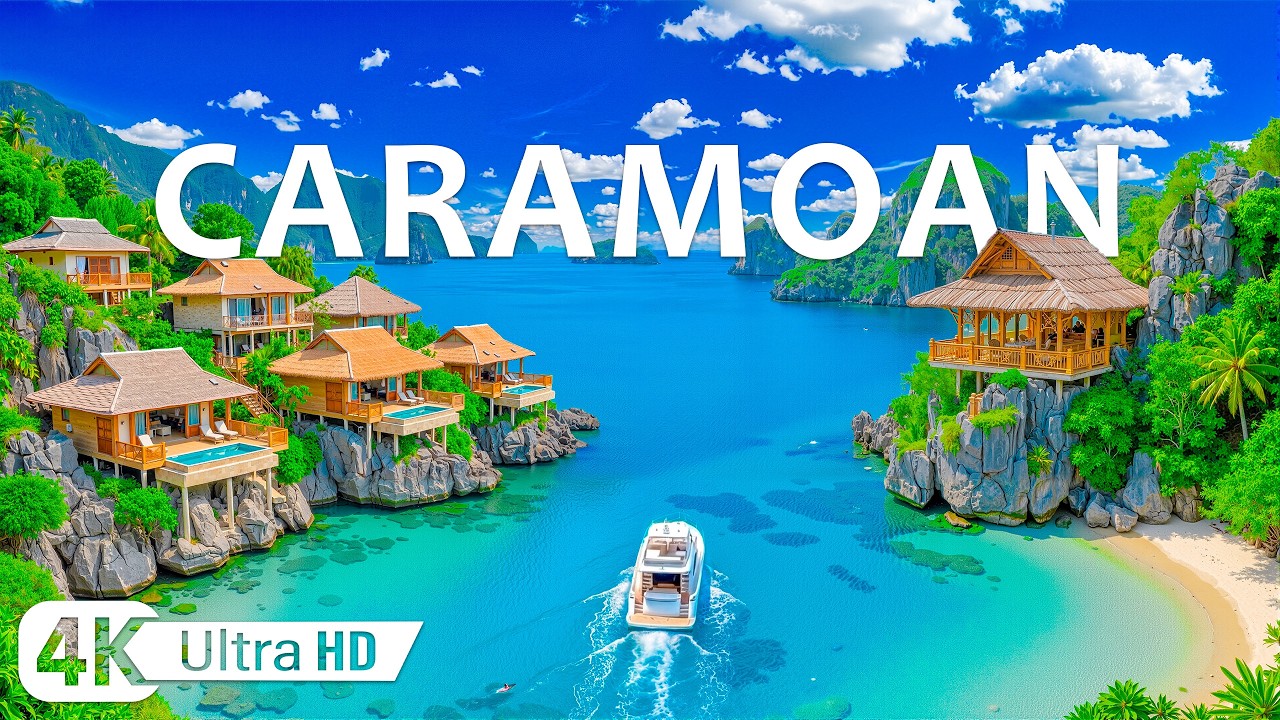 CARAMOAN 4K UHD Aerial Views Of Limestone Islands Tropical Coast caramoan-4k-uhd-aerial-views-of-limestone-islands-tropical-coast
