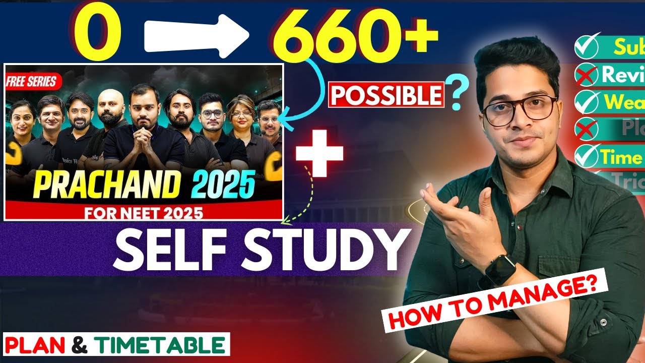 Prachand Batch: Can you Crack Neet 2025 in 5 Months from Zero? | How to ...
