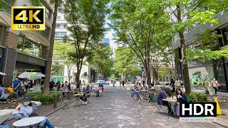 4K HDR - Walk around Tokyo Station, biggest business district in Japan