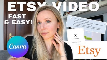 How to make listing videos for Etsy digital products | Etsy listing video in Canva Tutorial