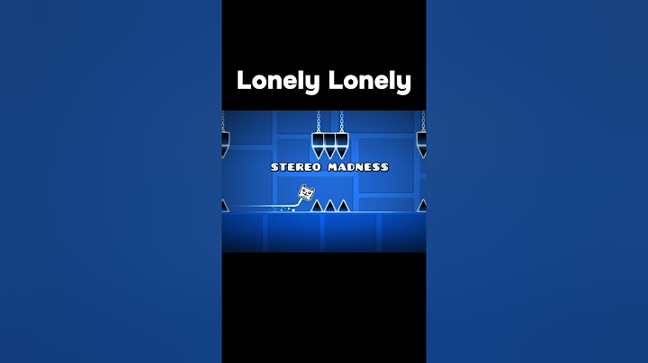 Lonely Lonely | Geometry Dash #shorts #geometrydash #meme #edit