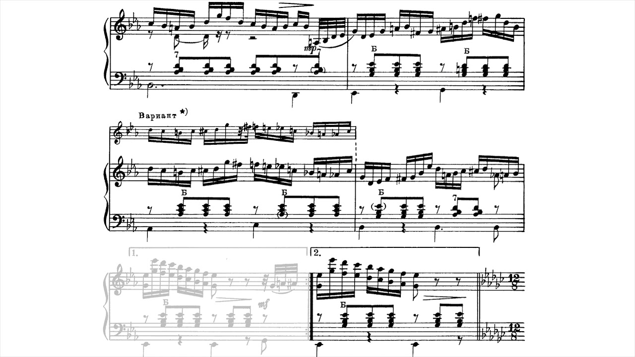 [Nicolai Tschaikin] Bayan Sonata No.1 in B Minor (Score-Video)