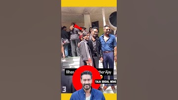 Ajay devgan अपने सारे duplicate फैंस से मिले #ajaydevgan #duplicate #ytshorts