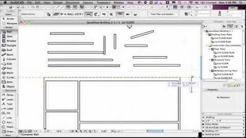 ArchiCAD Basic Training Lesson 6   Coordinate Input, The Tracker