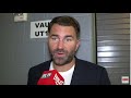 EDDIE HEARN IMMEDIATE REACTION TO SAUNDERS LOSS TO CANELO, BJS BEING PULLED OUT, AJ-FURY NEXT WEEK?