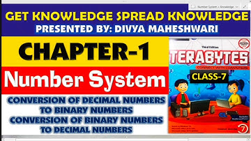 COMPUTER TERABYTES PART-3 CLASS-7 CH-1 NUMBER SYSTEM@Get Knowledge Spread Knowledge