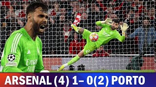 David Raya The Hero !!!! Arsenal (4) 1 - 0 (2) FC Porto | Match Reaction !!! UEFA Champions League !