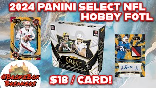 $1100 Box Rookie QB Bonanza!!💸🫨 2024 Panini Select Football 🏈 Hobby Box FOTL - review