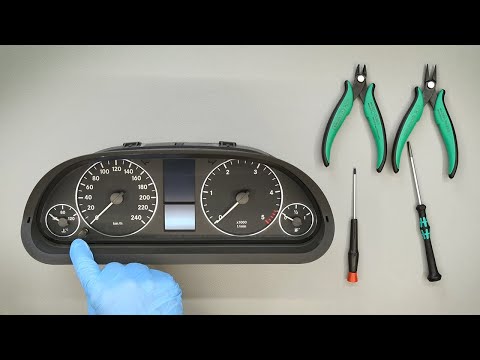 How to repair Mercedes instrument cluster Reset button