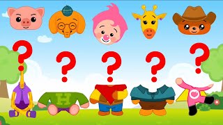 Wrong Heads Match The Head Puzzle Game Rafadan Tayfa Plim Plim