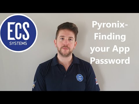 Pyronix- Finding your App Password