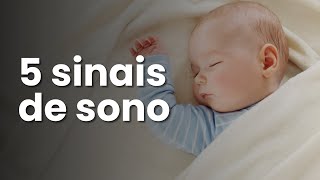 😴 SONO do BEBÊ: Os 5 SINAIS + comuns de SONO (que talvez você não conheça!!) | Dra Jannuzzi