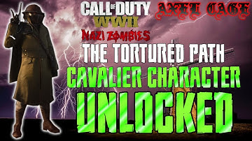 *NEW* "CAVALIER" Storm Chaser Character  Unlock Reveal "The Tortured Path" (COD WWII NAZI ZOMBIES)