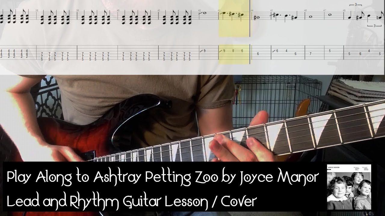 Play Along to Ashtray Petting Zoo by Joyce Manor Lead and Rhythm