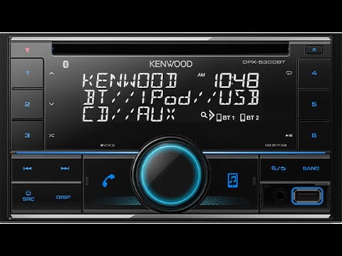 KENWOOD | DPX-5300BT Dual-din USB car Stereo all features