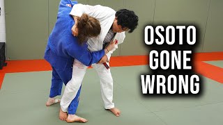 The Dangers of Bad Osoto Gari in the BJJ Gym