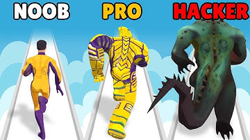 NOOB vs PRO vs HACKER ~ Power Race 3D GamePlay All Levels QAR35H