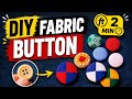Old Buttons to Designer Fabric Buttons 😳