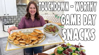 Easy Game Day Snacks | Pesto Spread + Grab & Go Snack Cups With Grapes From California