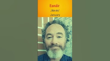 How to say January in Irish #bitesizeirish