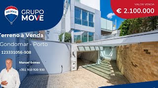 Terreno 8.095 m2 à venda em Gondomar (São Cosme), Valbom e Jovim, Porto Portugal. Valor 2 100 000 €
