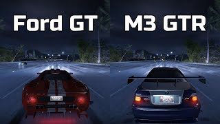 Ford GT vs BMW M3 GTR - Need for Speed Carbon (Drag Race)