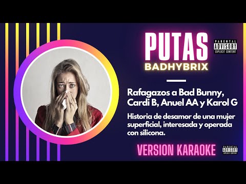 badhybrix - Putas | Lyric Vídeo