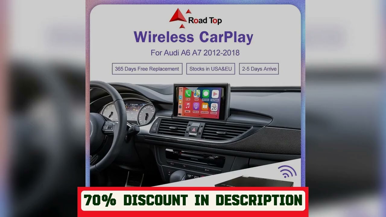 A must-have product! NEW P3 For Wireless Apple CarPlay Android Auto Adapter USB Hub OEM for Retrof