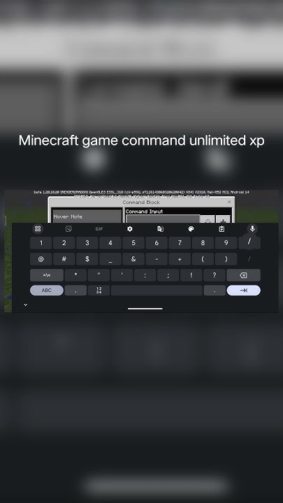 Minecraft game best xp command block - YouTube