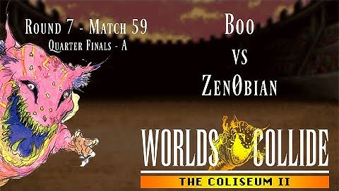 Coliseum II Quarter-Finals A - Boo vs Zen0bian - FFVI Worlds Collide Randomizer FF6WC