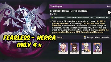 6.1 Stygian Onslaught - Fearless Herra - Only 4 Star Chars and Weapons - Gaming & Xiangling Melt