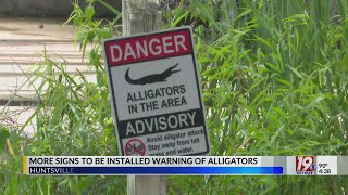 Huntsville Alligator Warning Signs | July 6th, 2023 | News 19 at 4:30 p.m.