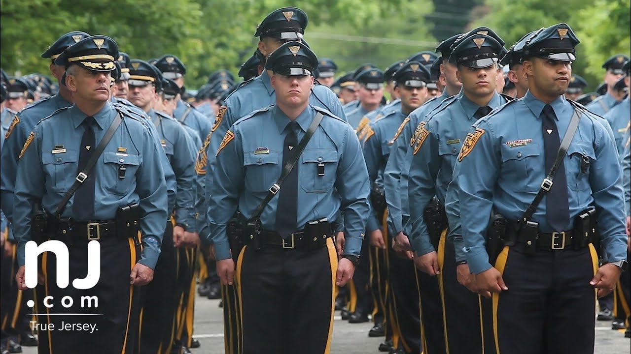 Funeral service for State Police trooper killed in off-duty crash - YouTube