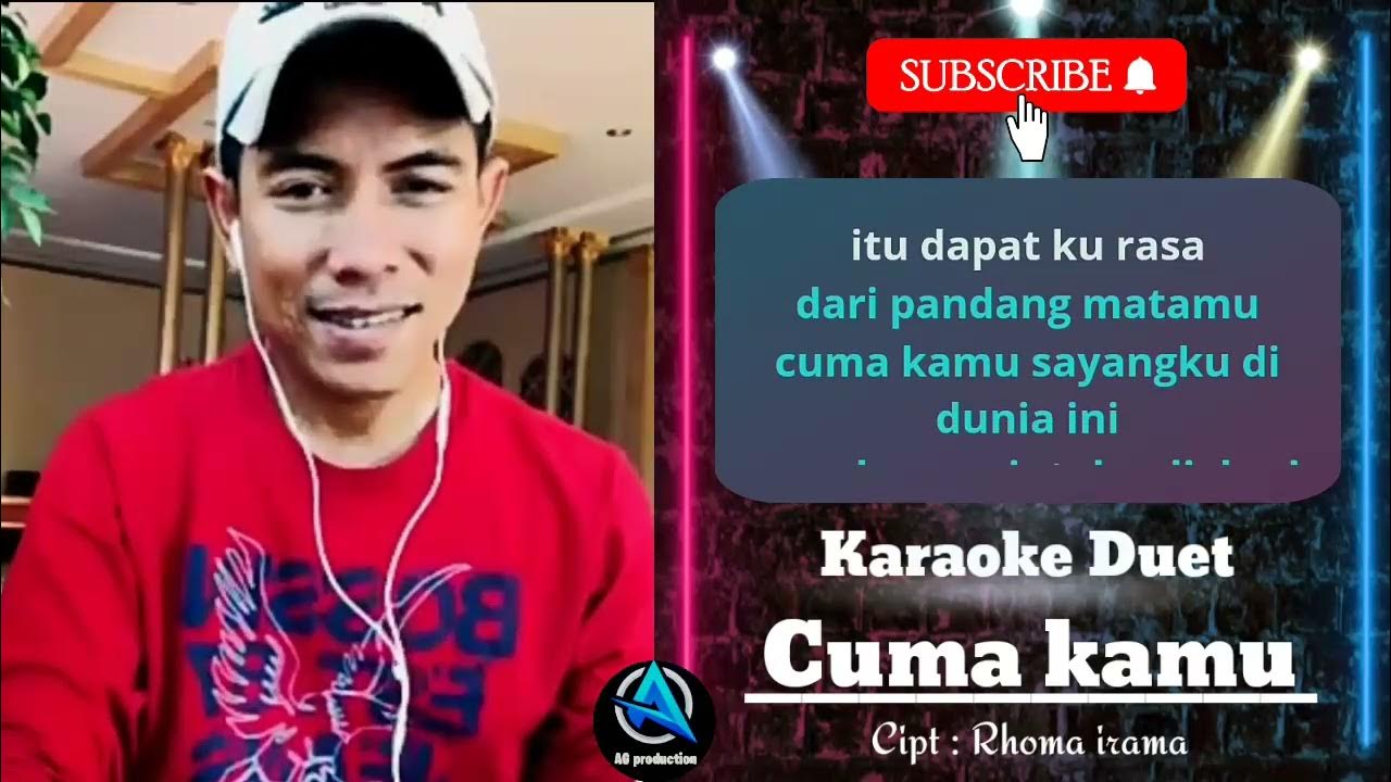 CUMA KAMU Karaoke duet cewe cowo SMULE YouTube