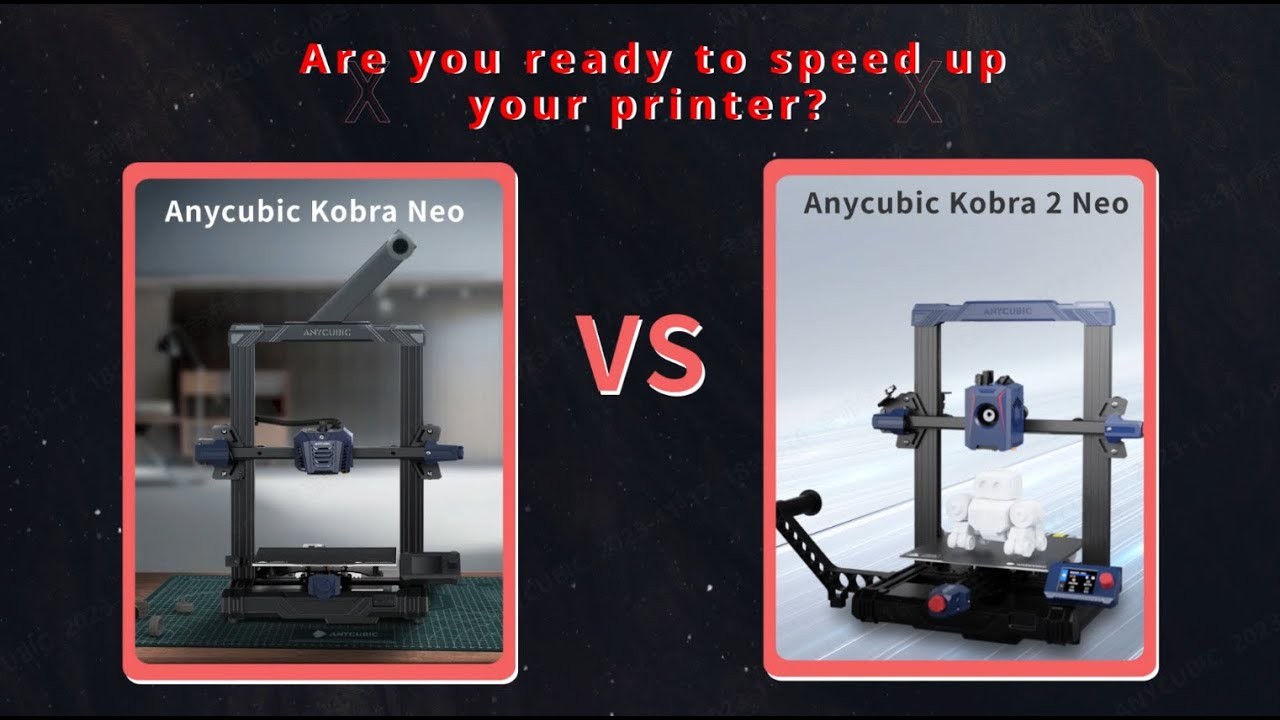 ANYCUBIC 3D Printer Kobra 2 Neo, 250mm/s Max Print Speed FDM 3D Printer  Auto-Leveling Smart Z-Offset Upgraded Kobra Neo, Easy Assembly for  Beginners