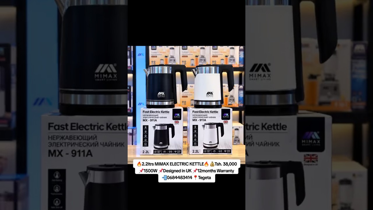 2.2ltrs Mimax Electric Water Kettle (Mx-911a)