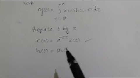 Signals and Systems Convolution Integral made easy