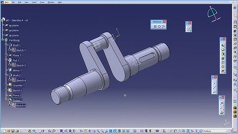 CATIA Tutorial - PartDesign Exercise 4 - v3