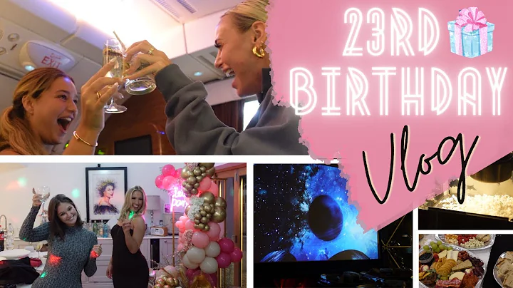 Celebrating My 23rd Birthday! Mini birthday party & igloo cinema! | Lucinda Strafford