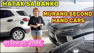 HATAK SA BANKO | MURANG SECOND HAND CARS | AS LOW AS 298K