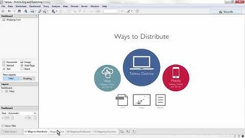 Tableau Training & Tutorials   03 Getting Started   Distributing & Publishing