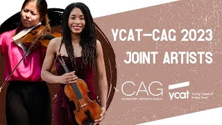 YCAT - Concert Artists Guild | 2023 Joint Artists Announcement